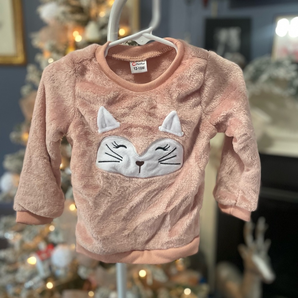 Plush cat outfit